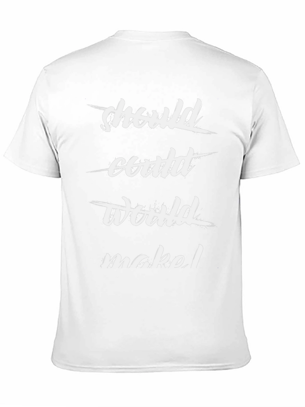 Inspirational Slogan Graphic Tee - Make It Happen!