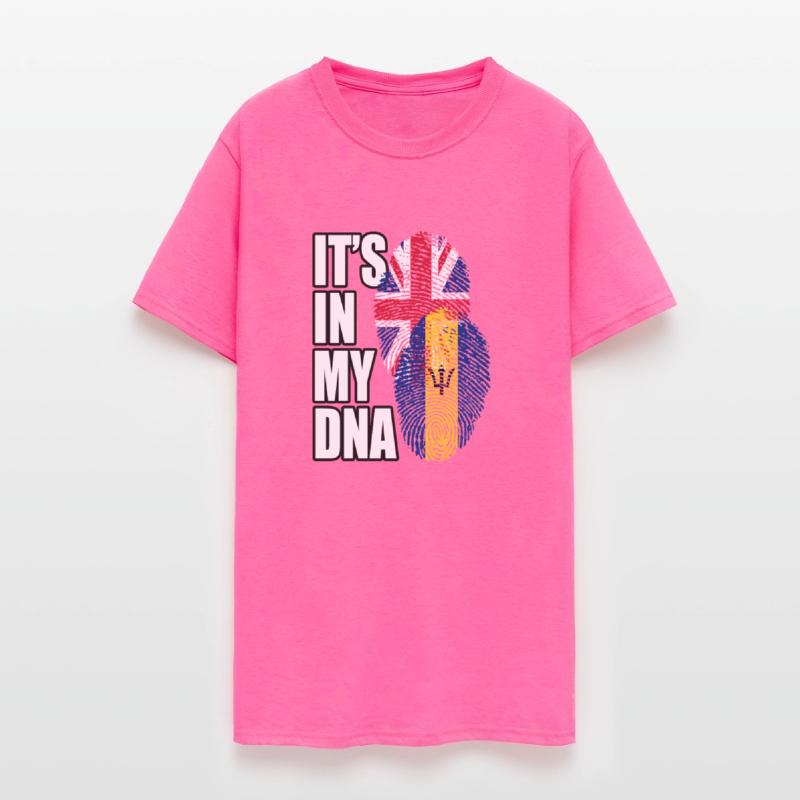 Barbadian And British Mix Heritage DNA Flag