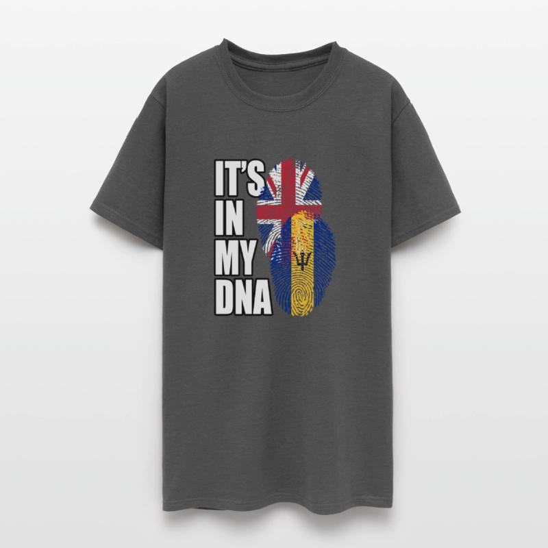 Barbadian And British Mix Heritage DNA Flag