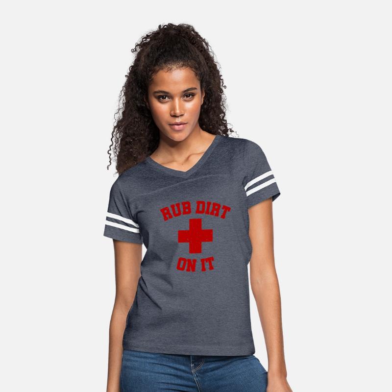 Baseball Inspired Rub Dirt On It First Aid Shirt