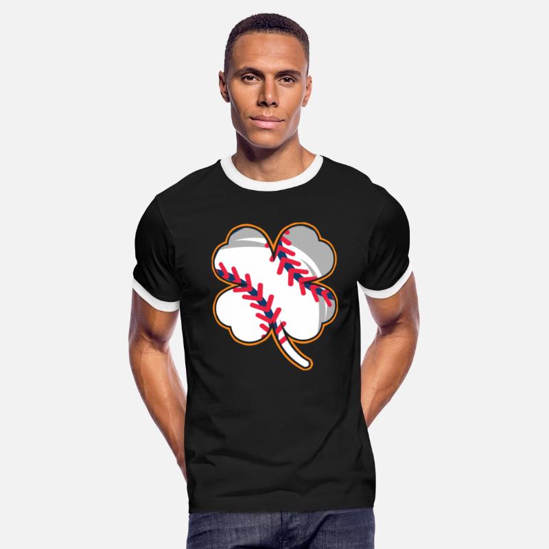 Baseball player shamrock lucky charm