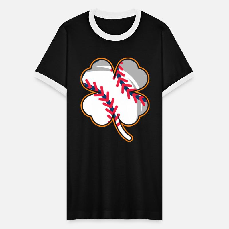 Baseball player shamrock lucky charm