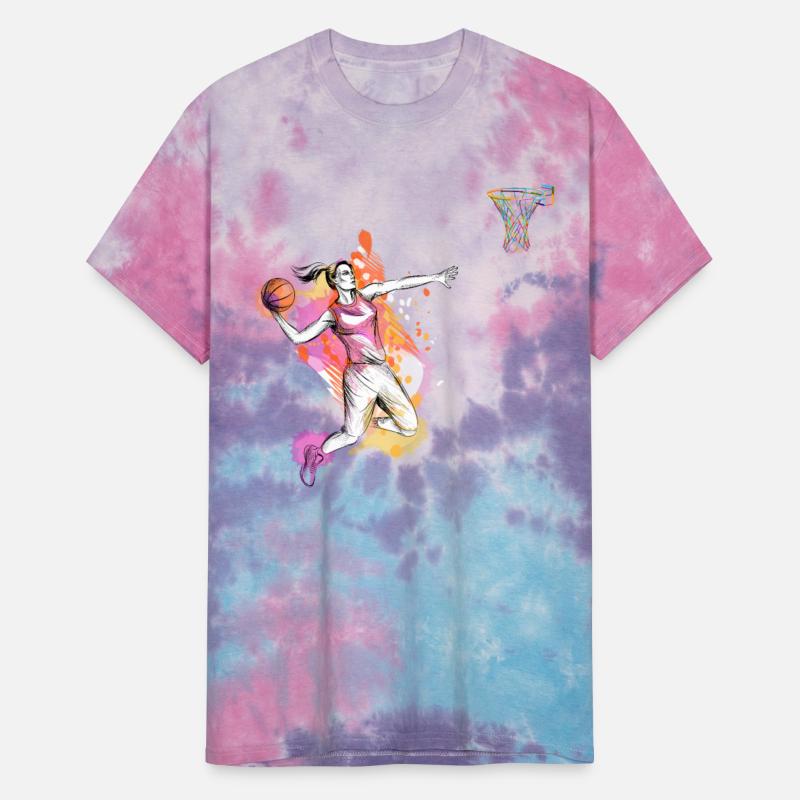 Basketball Girl DIY Vintage Color Girl Basketball