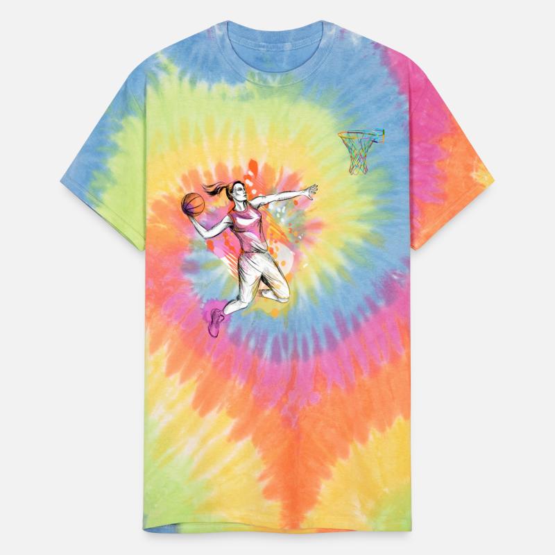 Basketball Girl DIY Vintage Color Girl Basketball