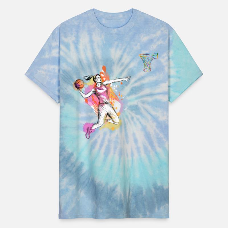 Basketball Girl DIY Vintage Color Girl Basketball