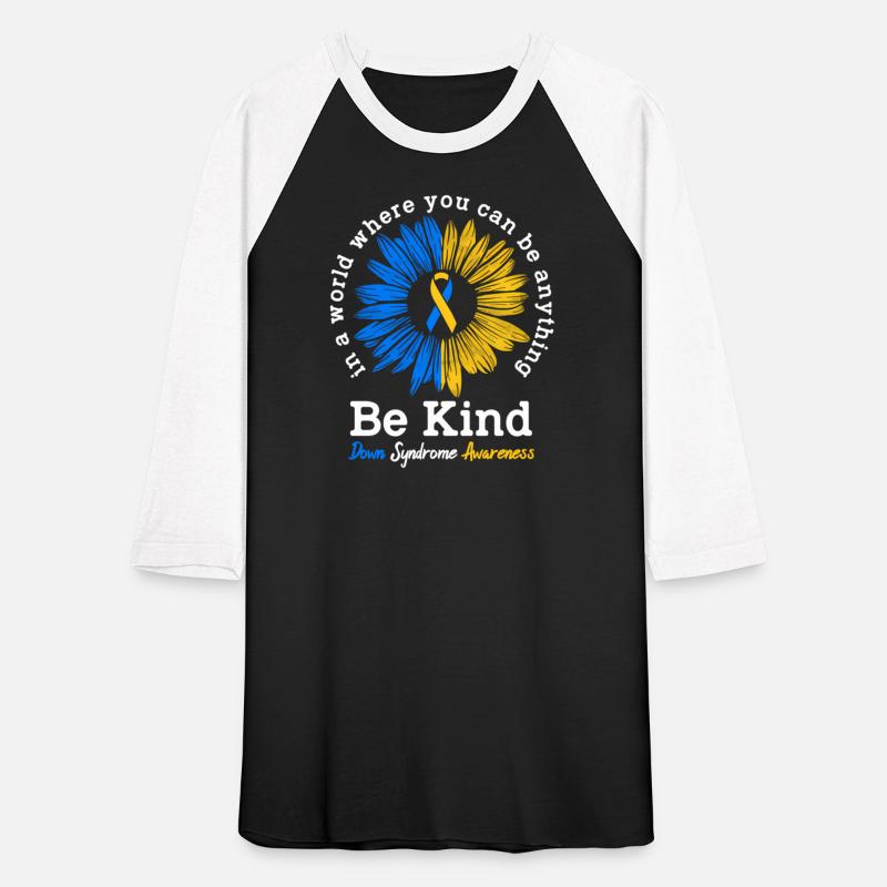 Be Kind Down Syndrome Awareness Ribbon Sunflower