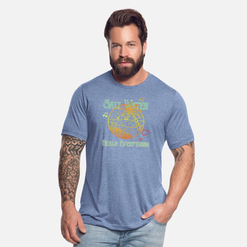 Beach Lover Shirt, Saltwater Heals Everything