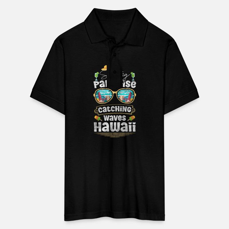 Beach Palm Trees Surf