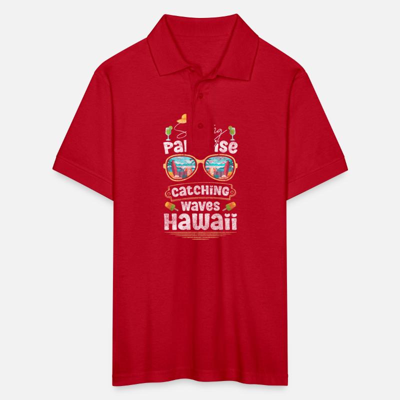 Beach Palm Trees Surf