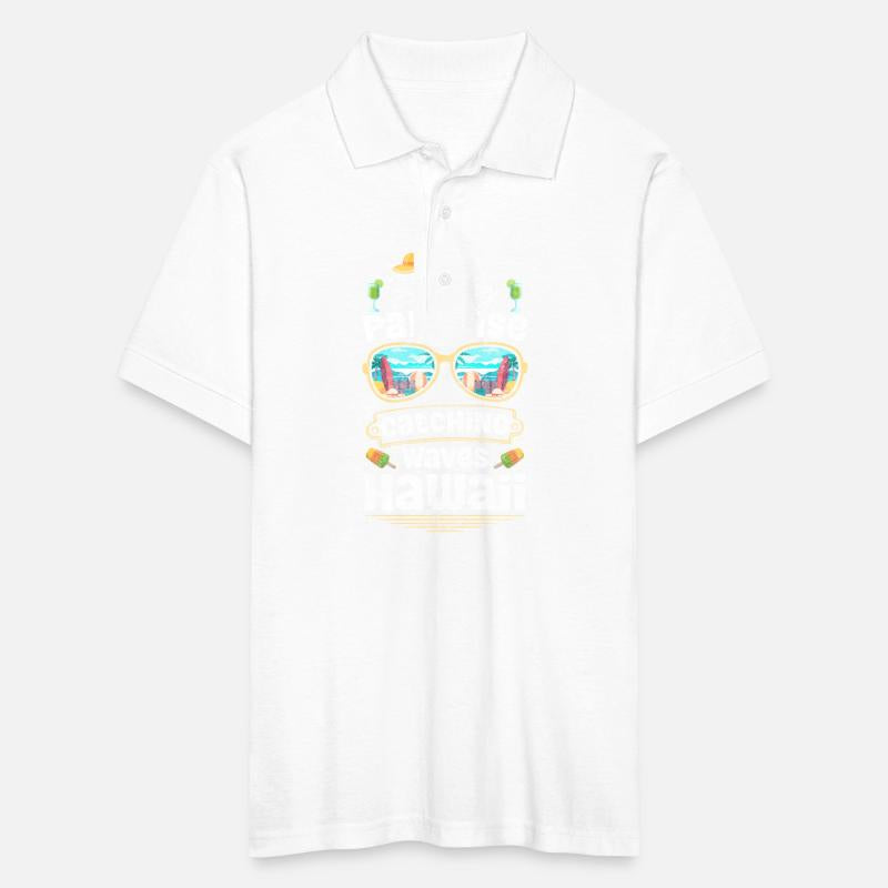 Beach Palm Trees Surf