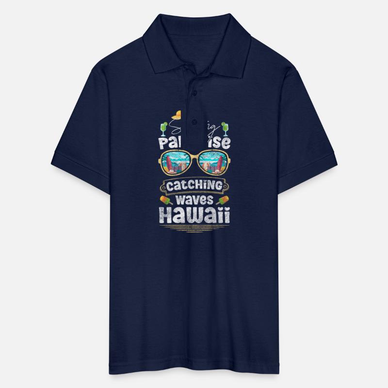 Beach Palm Trees Surf