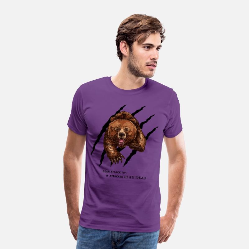 Bear attack tip T-Shirt Funny for men and women