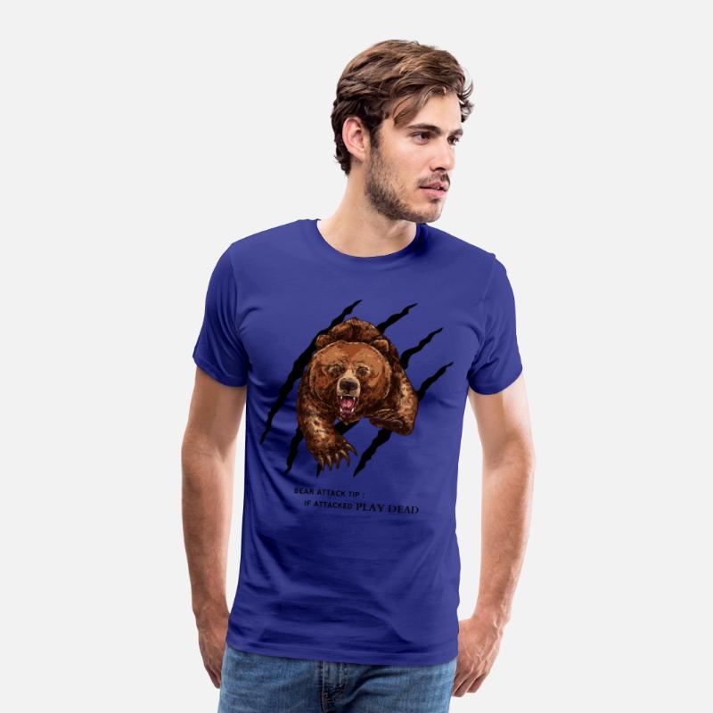 Bear attack tip T-Shirt Funny for men and women
