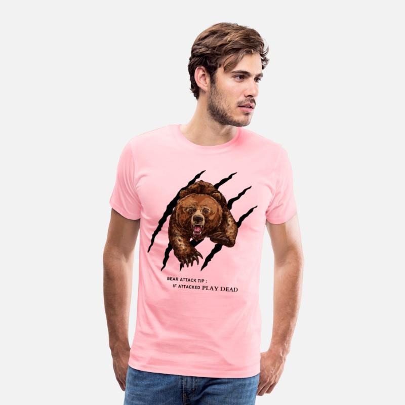 Bear attack tip T-Shirt Funny for men and women