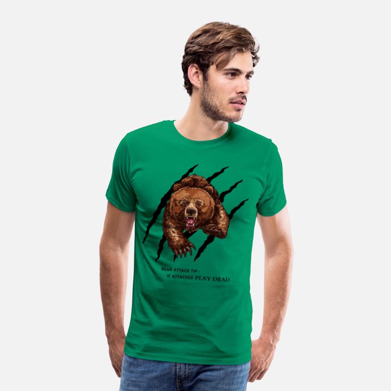Bear attack tip T-Shirt Funny for men and women
