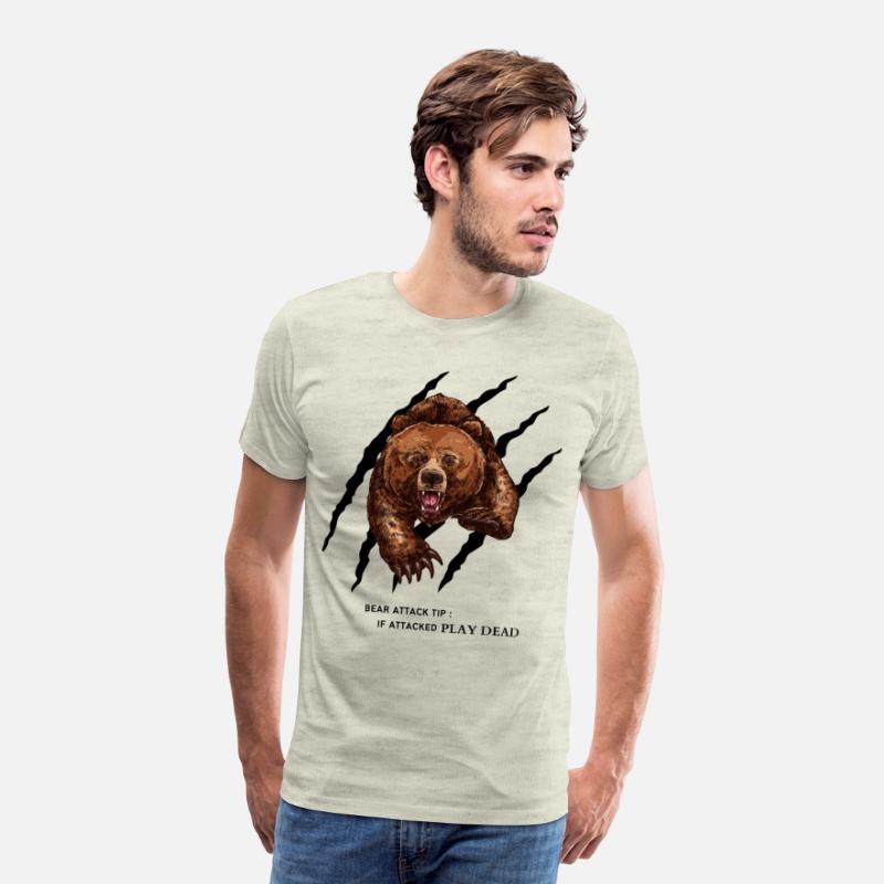 Bear attack tip T-Shirt Funny for men and women