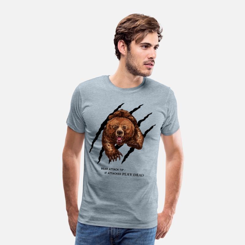 Bear attack tip T-Shirt Funny for men and women