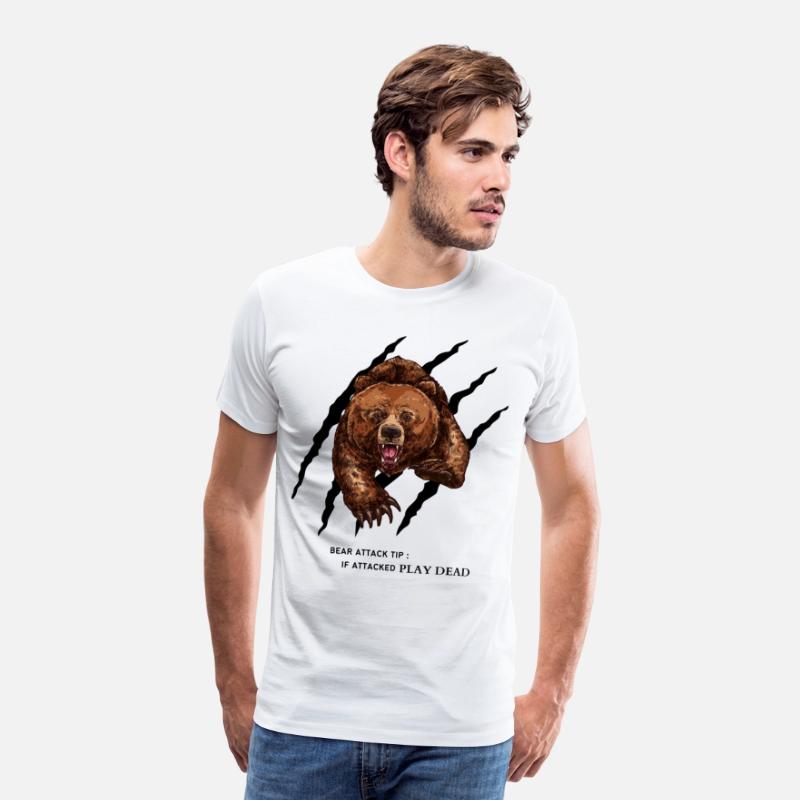 Bear attack tip T-Shirt Funny for men and women