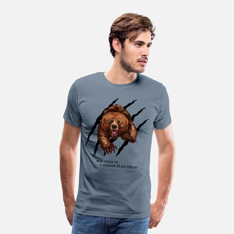 Bear attack tip T-Shirt Funny for men and women