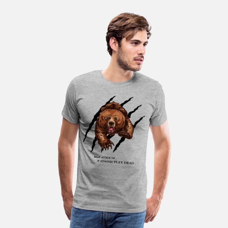 Bear attack tip T-Shirt Funny for men and women
