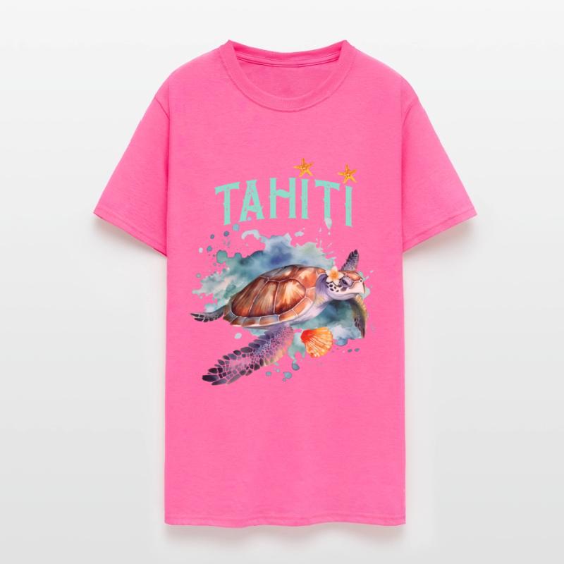 Beautiful Tahiti Polynesia Sea Turtle