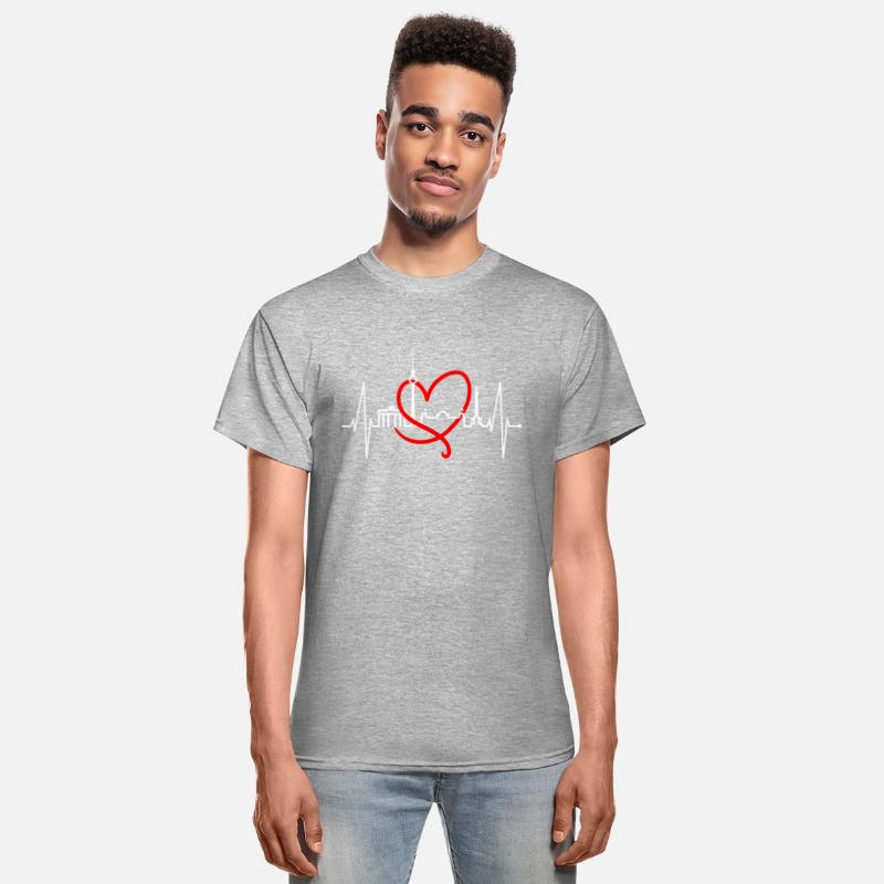 Berlin Skyline Heartbeat Germany Fan I Love Berlin