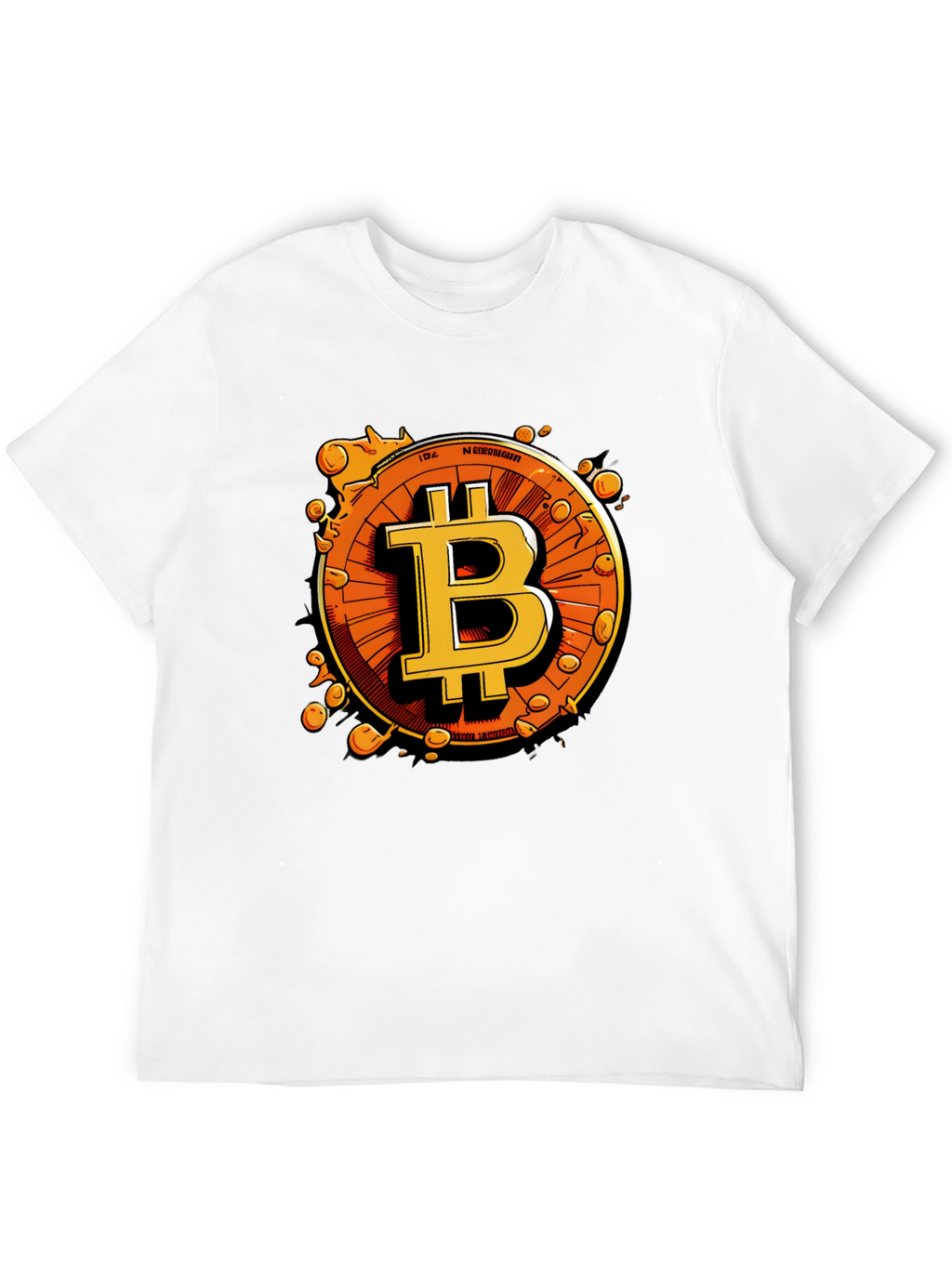 Bitcoin Black T-Shirt Crypto Currency Graphic Tee