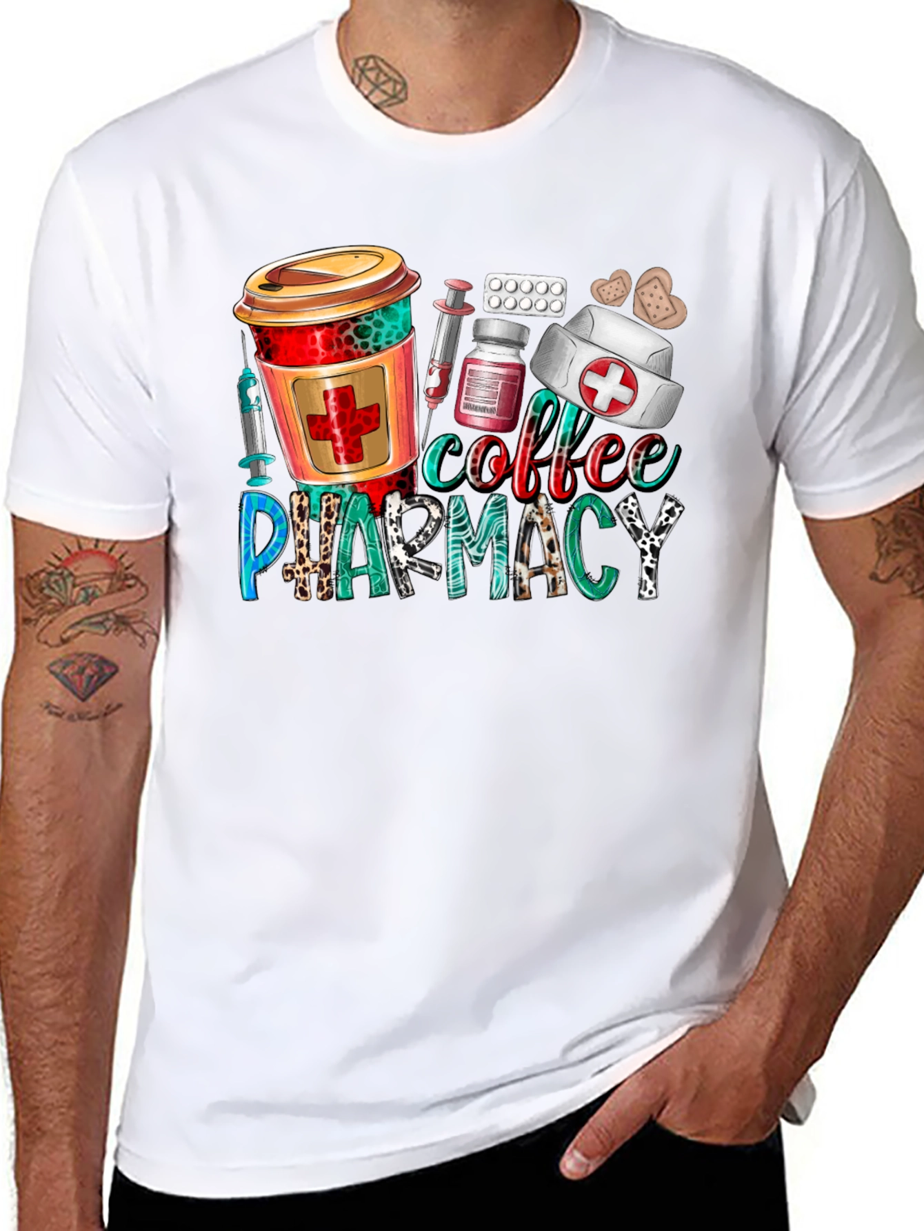 I Love Coffee Pharmacy T-Shirt