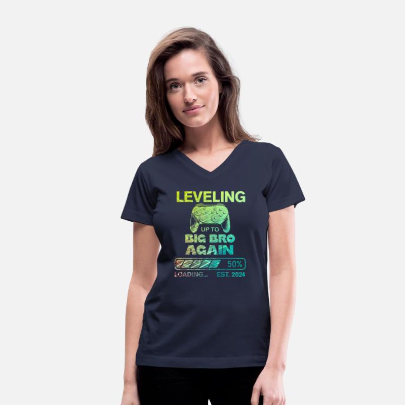 Big Bro Gamer T-Shirt - Level Up to Big Brother Ag