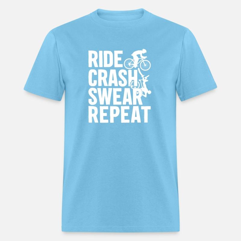 Bike Cycling Lover Crash Repeat Bicycle Cyclist