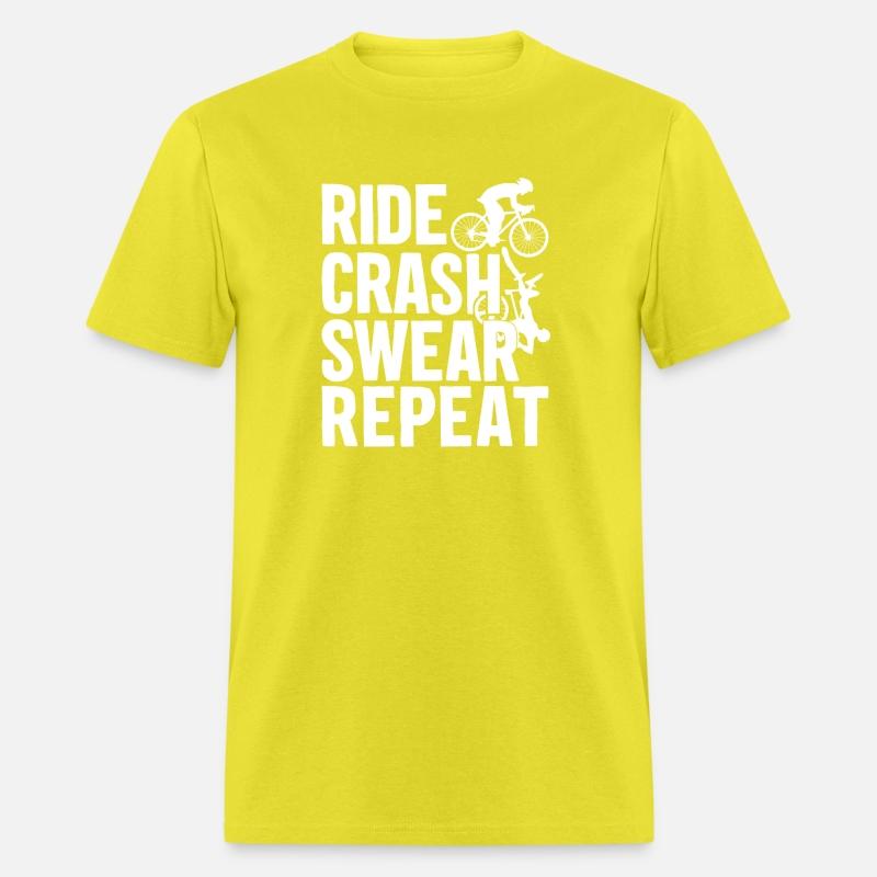 Bike Cycling Lover Crash Repeat Bicycle Cyclist