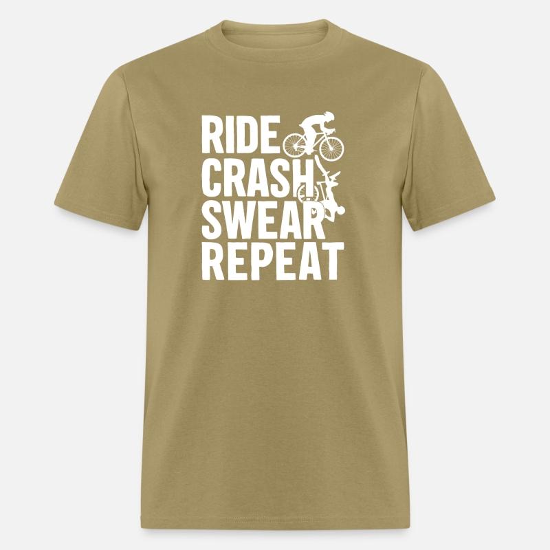 Bike Cycling Lover Crash Repeat Bicycle Cyclist