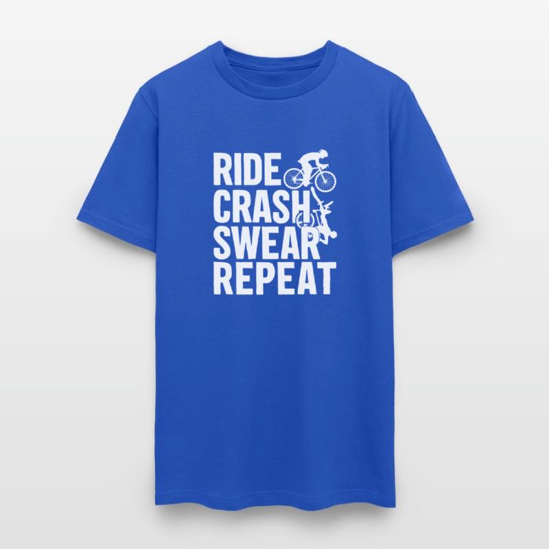 Bike Cycling Lover Crash Repeat Bicycle Cyclist