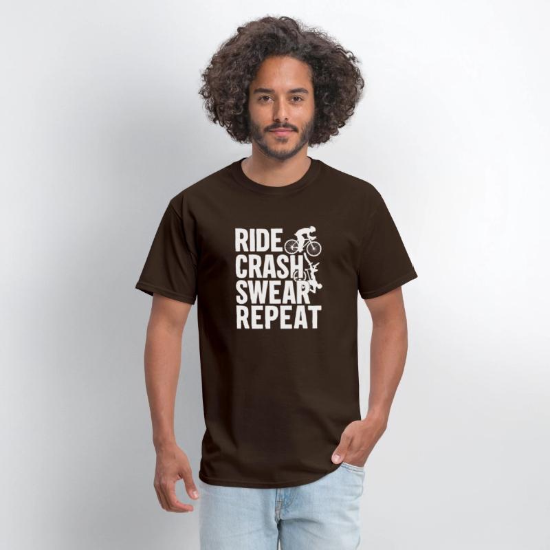 Bike Cycling Lover Crash Repeat Bicycle Cyclist