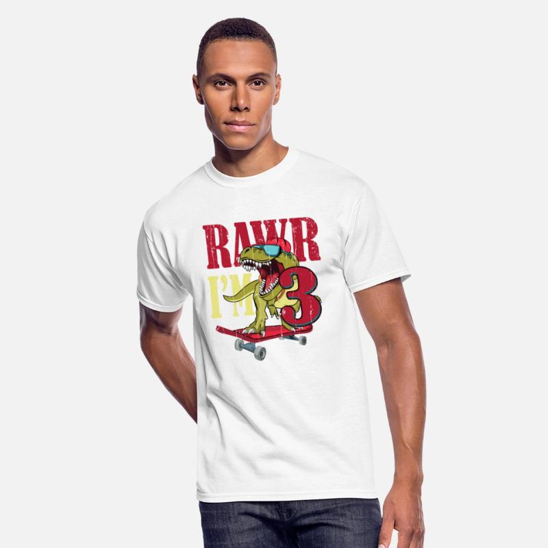 Birth Born Age 3 Years Old Dinosaur Skateboard