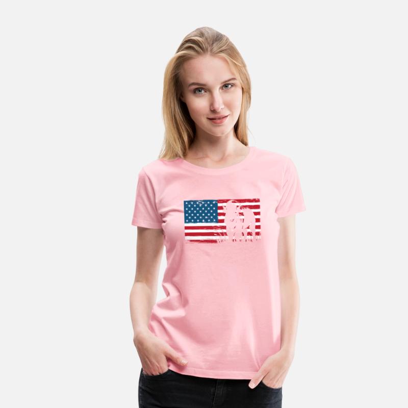 Bison Us Flag American Bison