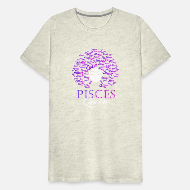 Black Afro Hair Pisces Queen