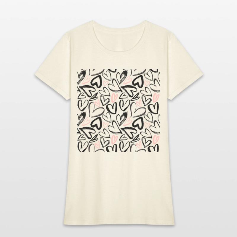 Black And Pink hearts