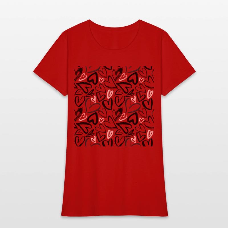 Black And Pink hearts