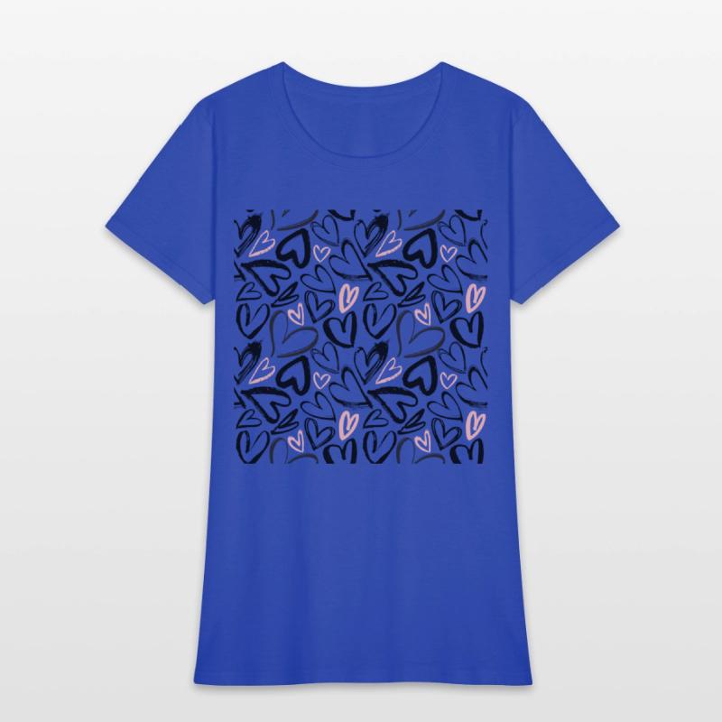 Black And Pink hearts