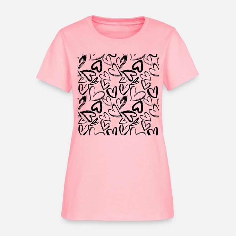 Black And Pink hearts