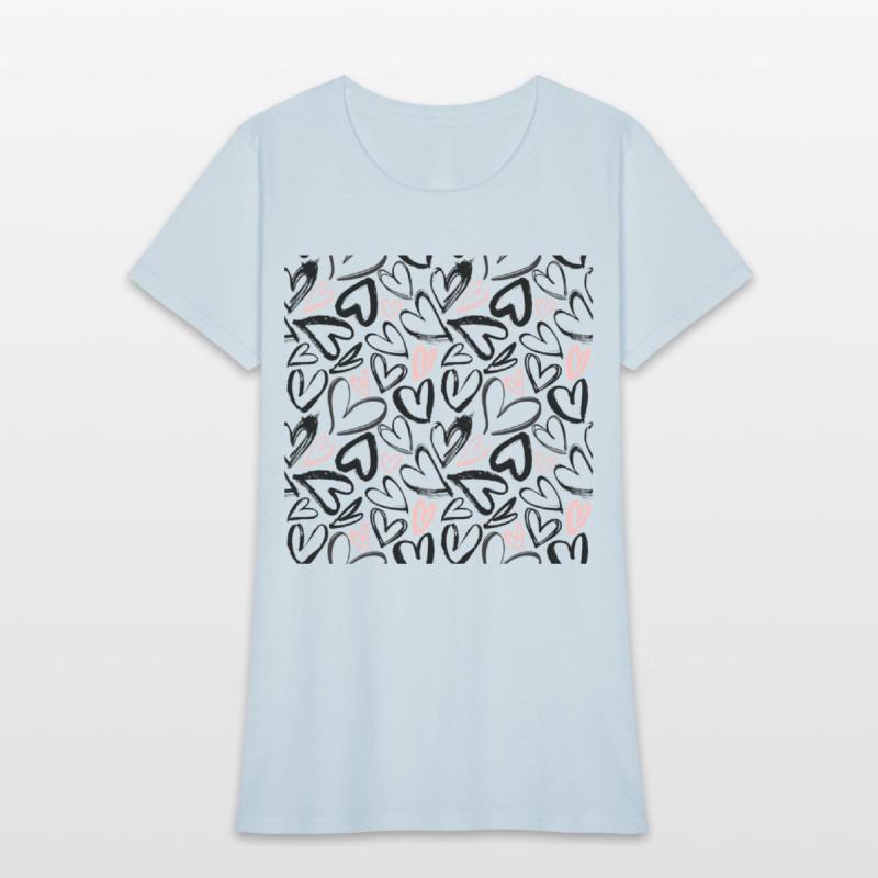 Black And Pink hearts