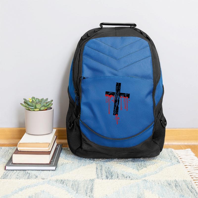 blood drop graffiti stamp scratch cracks old cross