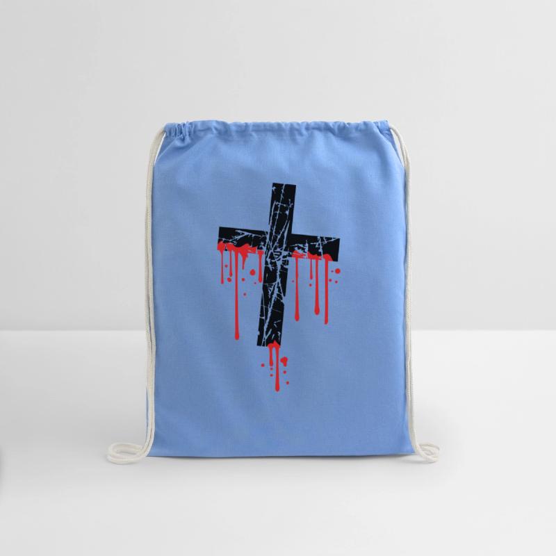 blood drop graffiti stamp scratch cracks old cross