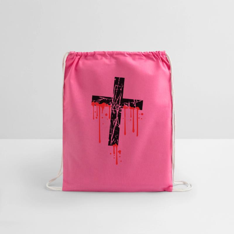 blood drop graffiti stamp scratch cracks old cross