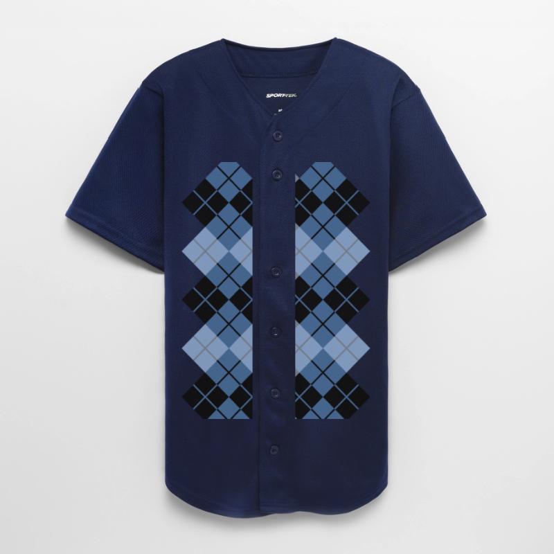 Blue Argyle Design