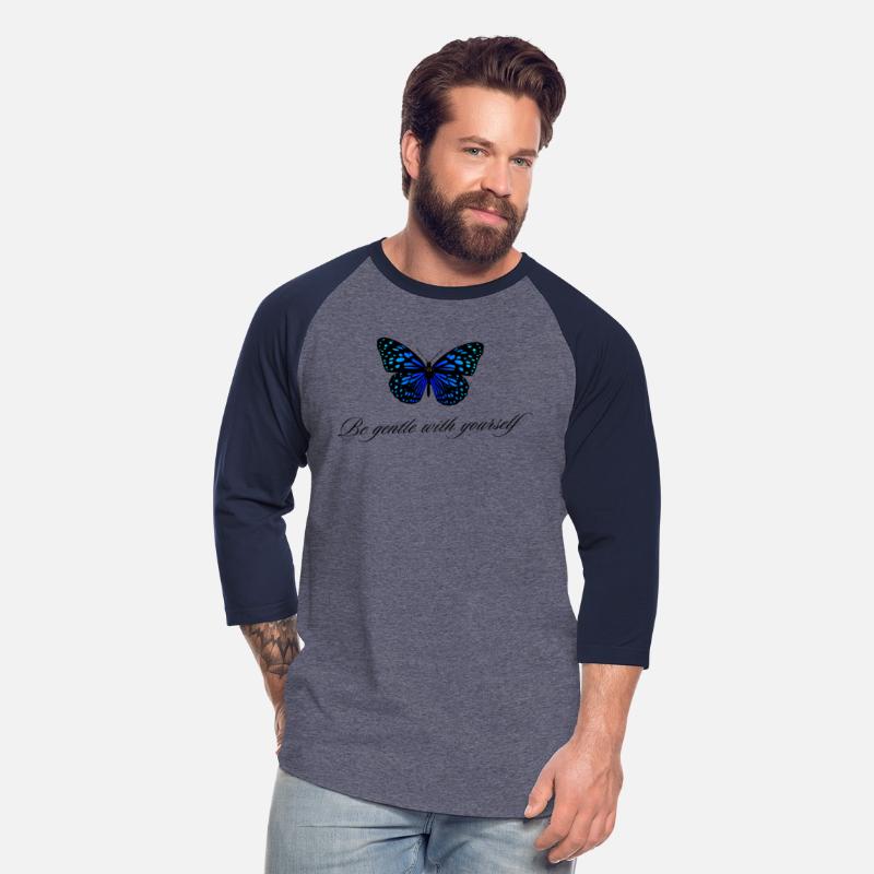Blue Modern Butterfly Quote