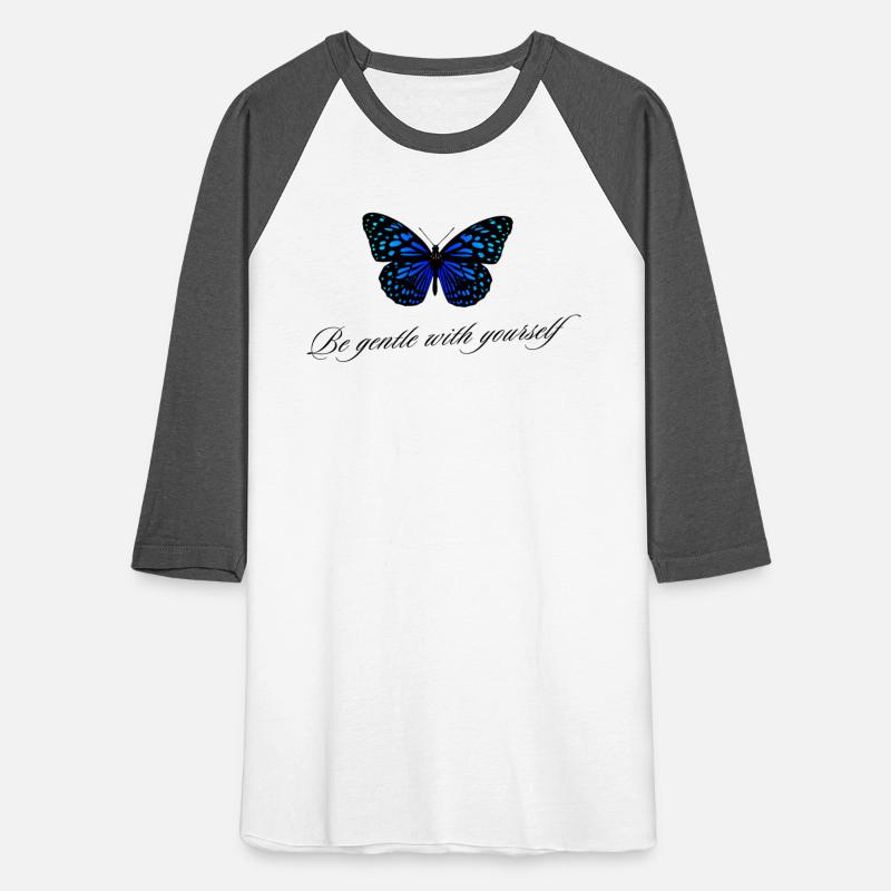 Blue Modern Butterfly Quote