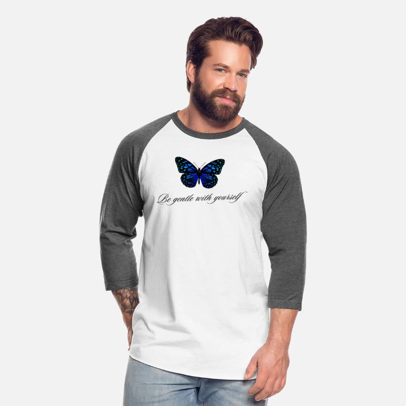 Blue Modern Butterfly Quote