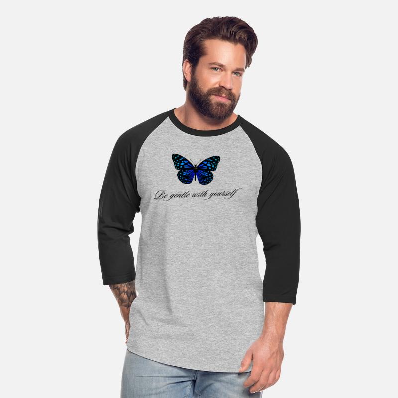 Blue Modern Butterfly Quote